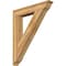 Ekena Millwork Traditional Traditional Rough Sawn Bracket, Western Red Cedar, 6"W x 38"D x 46"H BKT06X38X46TRA01RWR - alternate 1
